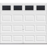Clopay Classic Insulated Garage Door 9�7 ft, R-Value 6.5, White with Plain Window