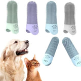 360 Angle Pet Finger Toothbrush For Small Medium, And Large Dogs
