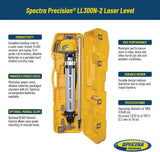 Spectra LL300N-2 Level Kit with HL450 Receiver & Tripod