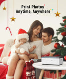 Liene 4�6 Photo Printer with Wi-Fi, 100 Sheets, Thermal-Dye Sublimation, for iPhone & Android
