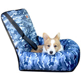 Portable Car Seat for Dogs – Comfortable Travel Kennel & Bed for Small/Medium Pets