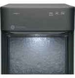 Countertop Nugget Ice Maker | Ice Machine with WiFi Connectivity | Smart Home Kitchen Essentials | Black Stainless