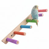 For Birds Frosted Stand Rod Parrot Grinding Claw Molar Stick Toy Bird Cage Stand Stick Accessories