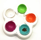 Dog & Cat Enrichment Puzzle Bowl: Slow Feeder for Mental Stimulation