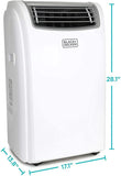 BLACK+DECKER 14,000 BTU Portable Air Conditioner with Heat and Remote Control, White
