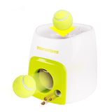 Interactive Dog Tennis Ball Launcher & Treat Reward Dispenser