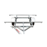 Malone LowMax 2 Kayak Trailer Package, 600 lb Capacity, Galvanized Steel, LED Lights, 70 MPH Rated Tires