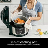 Ninja庐 Foodi庐 10 in 1 6.5 Quart Pro Pressure Cooker Air Fryer Multicooker, Stainless, OS300: Home & Kitchen