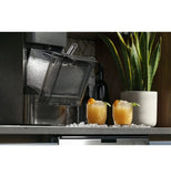 Countertop Nugget Ice Maker | Ice Machine with WiFi Connectivity | Smart Home Kitchen Essentials | Black Stainless