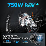 🔥Clearance Sale🔥✨Outdoor electric bike with 48V / 15Ah lithium battery✨