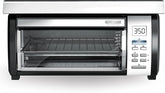 BLACK DECKER SpaceMaker Under Counter Toaster Oven, Digital Controls, Black/Stainless Steel, Fits 9�测�� Pizza or 4 Slices
