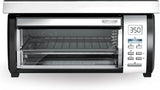 BLACK DECKER SpaceMaker Under Counter Toaster Oven, Digital Controls, Black/Stainless Steel, Fits 9�测�� Pizza or 4 Slices
