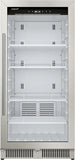 EdgeStar VBM101 22" Wide 10.1 Cu. Ft. Commercial Beverage Merchandiser – Stainless Steel, Temp Alarm, Reversible Door