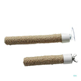 Multi-purpose Parrot Hemp Rope Sucker Stand Bar Stick