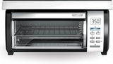 BLACK+DECKER SpaceMaker Under-Counter Toaster Oven, Digital Controls, Black/Stainless Steel, Fits 9�测�� Pizza, TROS1000D