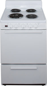 Premier 24 inch Electric Range (White)