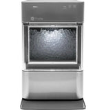 Countertop Nugget Ice Maker | Ice Machine with WiFi Connectivity | Smart Home Kitchen Essentials | Black Stainless