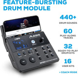 Nitro Max Electric Drum Set with Mesh Pads & Bluetooth