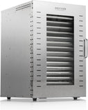 Commercial Food Dehydrator 16 Trays 1500W 70-190掳F Large