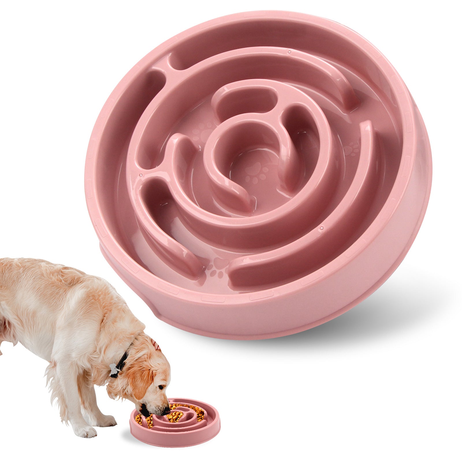 Anti-Choking Slow Feeder Bowl – Durable Silicone Puzzle Feeder for Puppies & Dogs