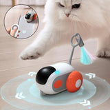 Interactive Self-Moving Cat Toy Car – Smart Remote Control Pet Toy
