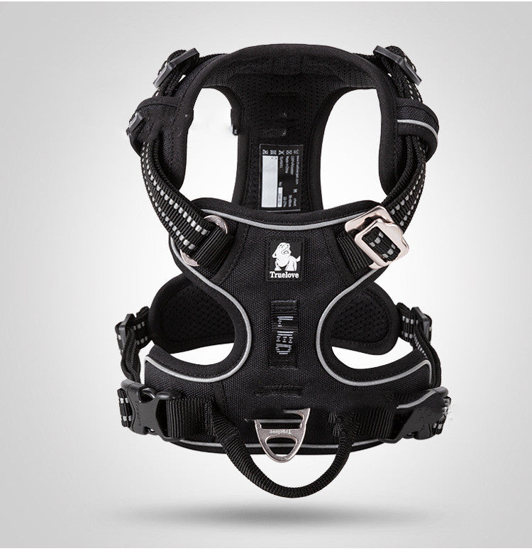 Adjustable Vest-Style Dog Harness and Leash Set