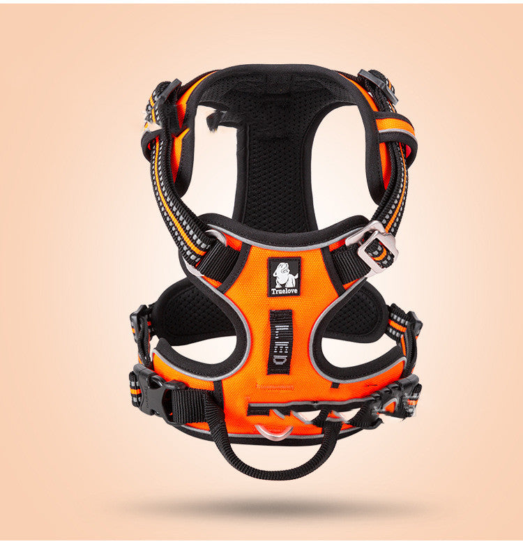 Adjustable Vest-Style Dog Harness and Leash Set