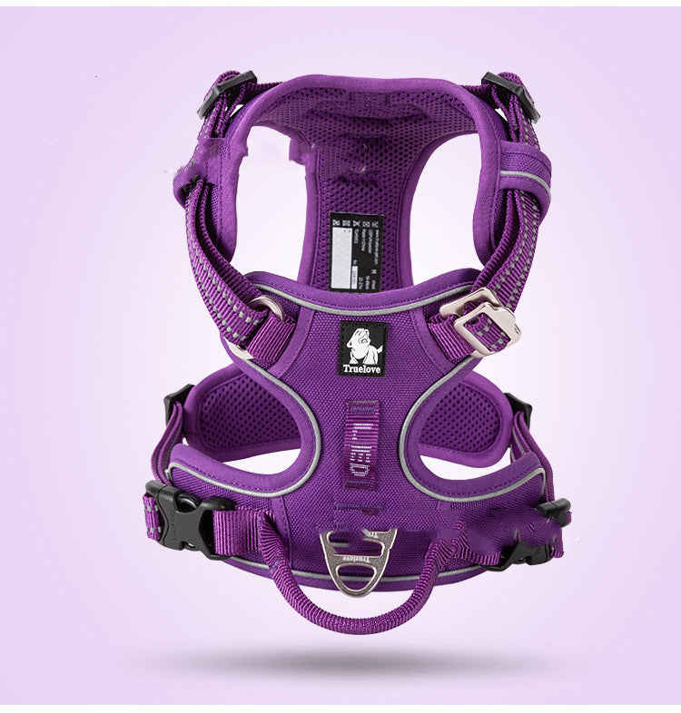 Adjustable Vest-Style Dog Harness and Leash Set