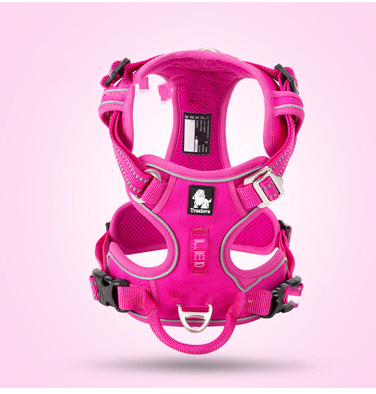 Adjustable Vest-Style Dog Harness and Leash Set