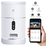 Smart Automatic Pet Feeder with HD Camera & App Control