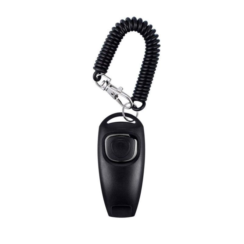 2-in-1 Pet Training Tool: Clicker & Whistle with Wrist Bracelet