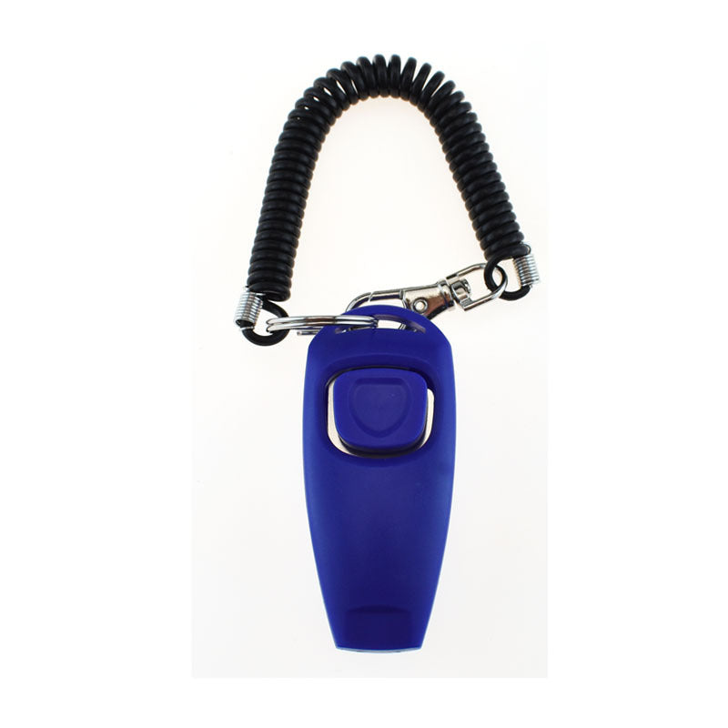 2-in-1 Pet Training Tool: Clicker & Whistle with Wrist Bracelet