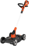 BLACK+DECKER Combination String Trimmer, Lawn Mower, and Edger, Cordless 3-in-1