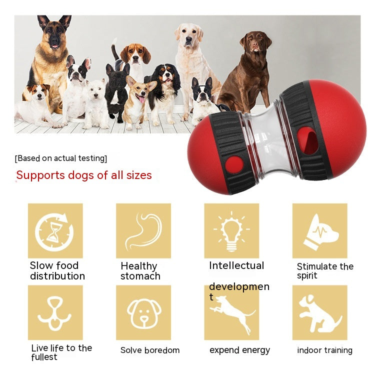 Slow Feeder Interactive Pet Toy – Treat Dispensing Tumbler Ball for Dogs & Puppies