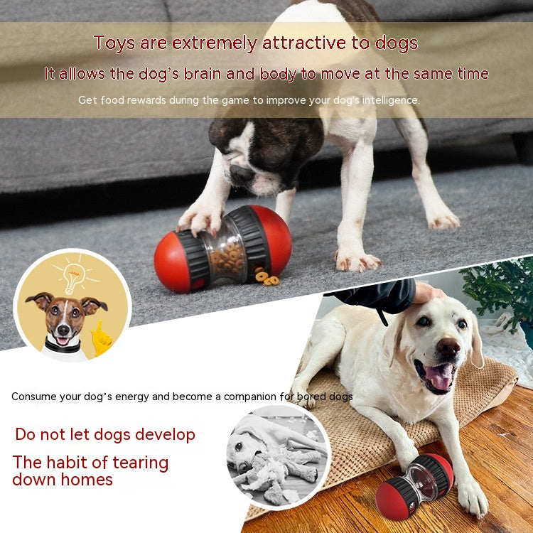 Slow Feeder Interactive Pet Toy – Treat Dispensing Tumbler Ball for Dogs & Puppies