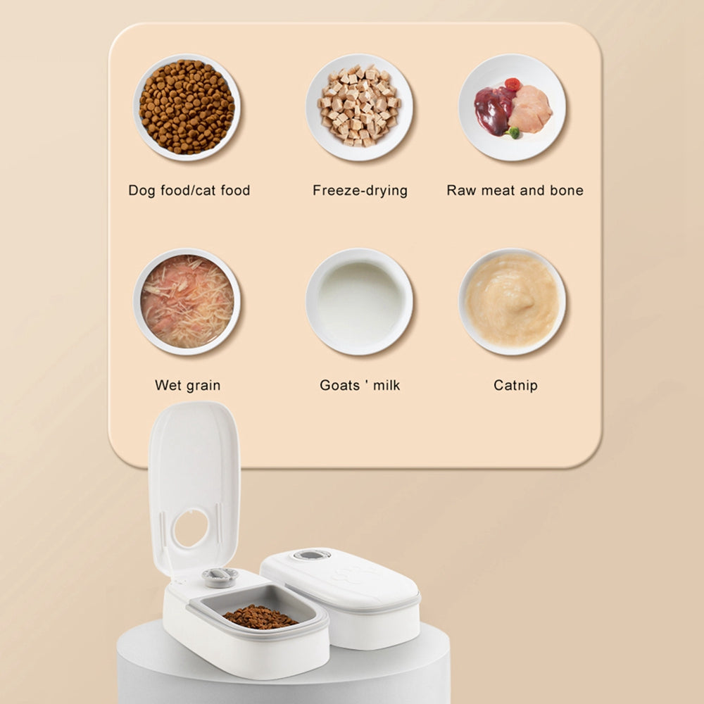 2-in-1 Automatic Pet Feeder & Water Dispenser – Smart Feeding Station