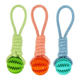 Interactive Dog Treat Ball – Durable Rubber Chew Toy for Teeth Cleaning