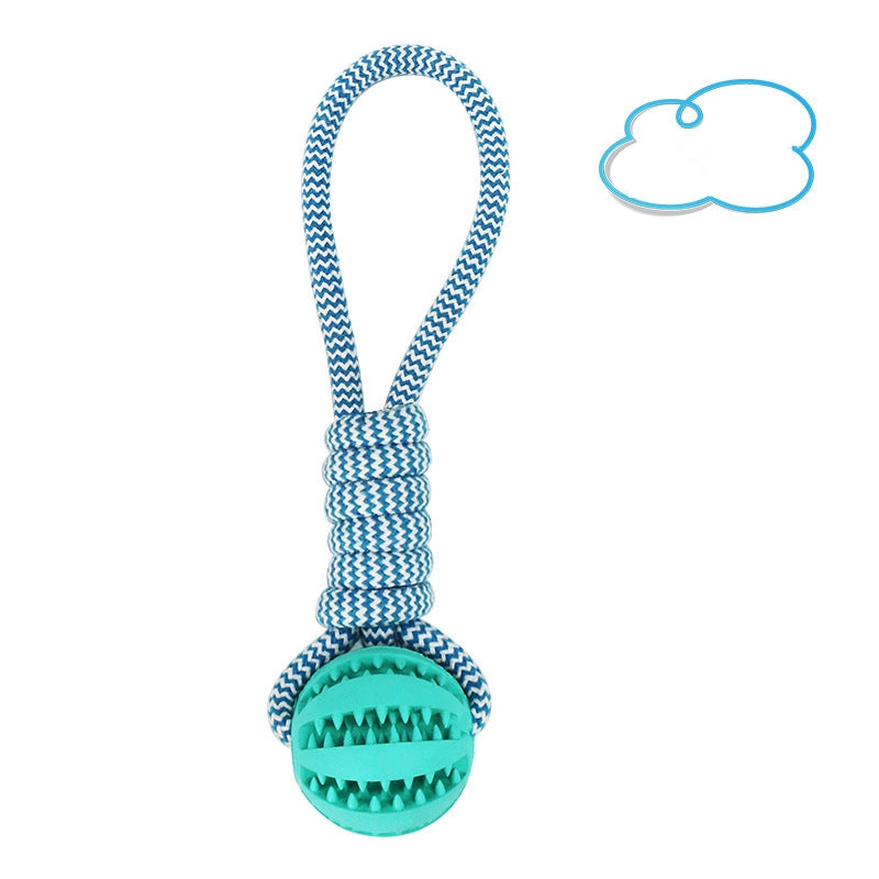 Interactive Dog Treat Ball – Durable Rubber Chew Toy for Teeth Cleaning