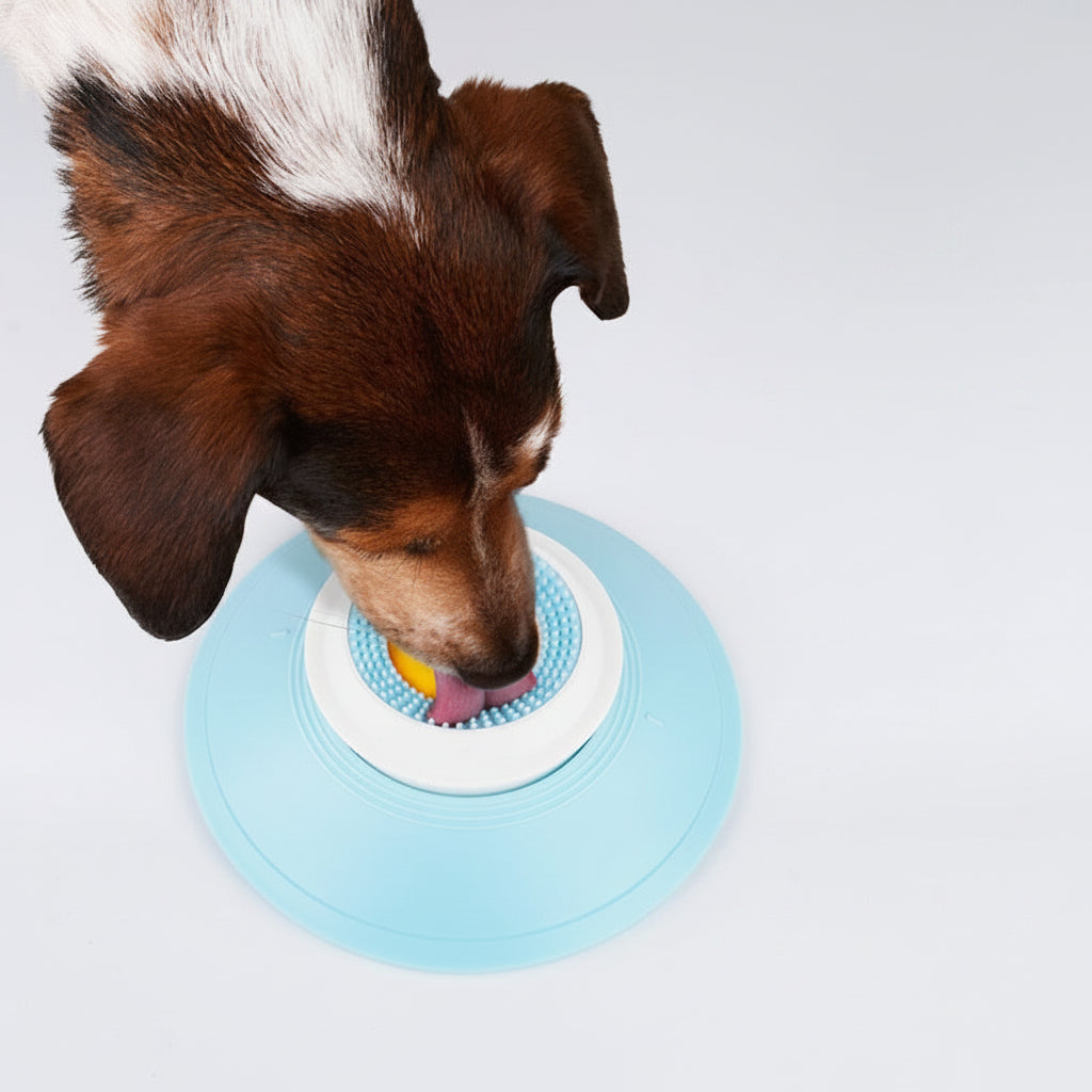 Interactive Treat-Dispensing Toy – Anti-Tip Slow Feeder for Dogs