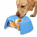 Pet Slow Feeder Non-Slip Spherical Dog Licking Bowl Anti-Choking Dog Bowl Lick Toy For Liquid Treats Bone Broth Yogurt