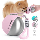 Portable Stainless Steel Dog Water Bottle & Travel Bowl