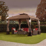 Moorehead 12 Ft. W x 10 Ft. D Steel Patio Gazebo