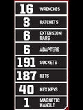 Craftsman 450-Piece Mechanics Set, Ratchet Socket Hand Wrench