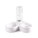Space-Saving Corner Pet Feeder – Automatic 2-in-1 Dog & Cat Food Bowl