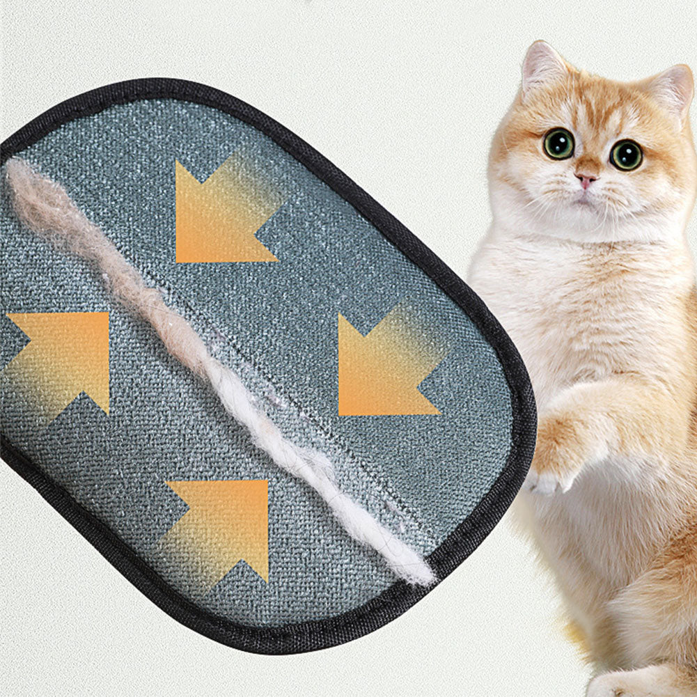 Pet Grooming Glove – Gentle Deshedding & Hair Remover for Dogs, Cats & Rabbits