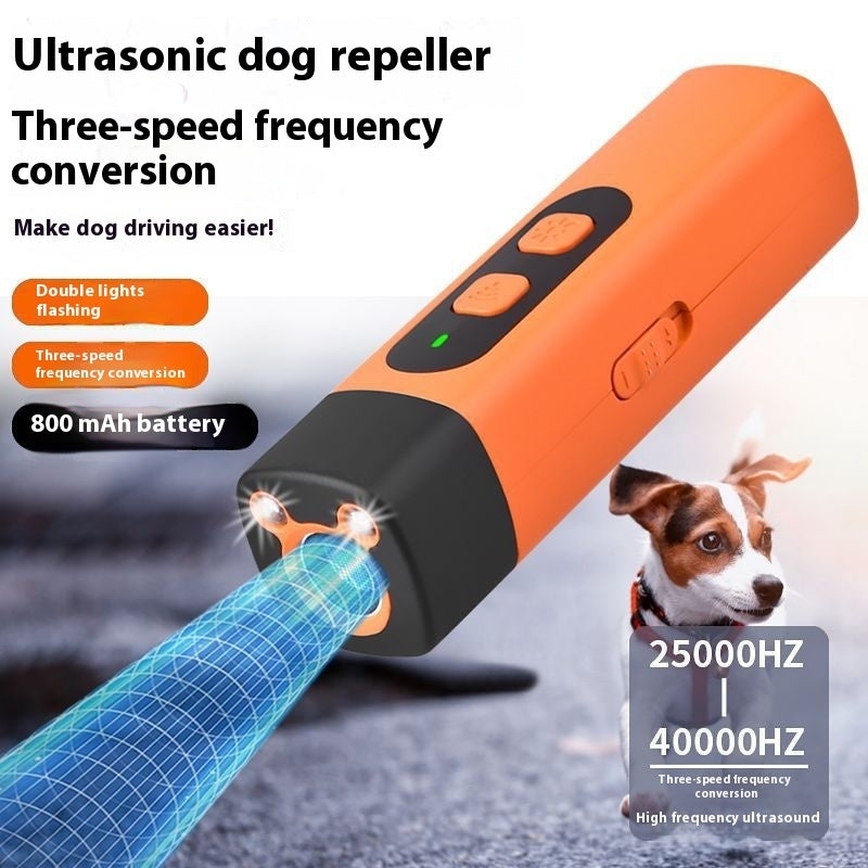 Anti-Bark Dog Training Device – Portable Ultrasonic Deterrent with LED