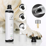 Electric Pet Nail Grinder 3-Speed LED