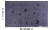 Pet Bath Towel & Blanket – Soft Microfiber Absorbent Towel for Dogs & Cats