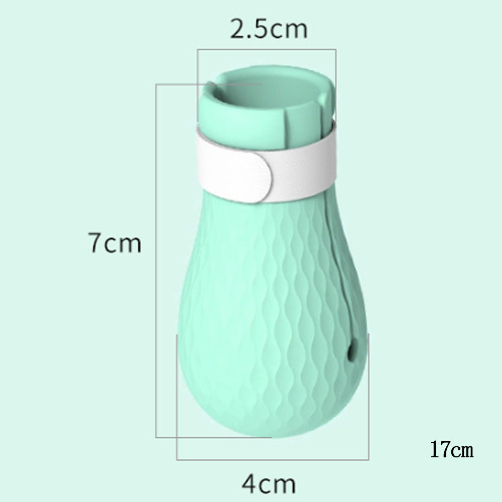 Cat Anti-scratch Foot Cover Silicone Anti Cat Paw Scratch Gloves Hold Cat Wash Cat Feed Medicine Pet Foot Cover 4 Pcs