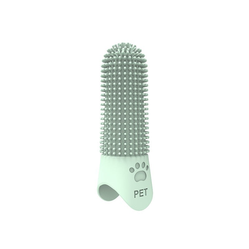 360 Angle Pet Finger Toothbrush For Small Medium, And Large Dogs